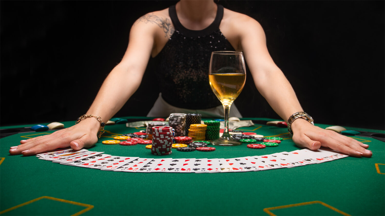 Poker bachelor and bachelorette party venue