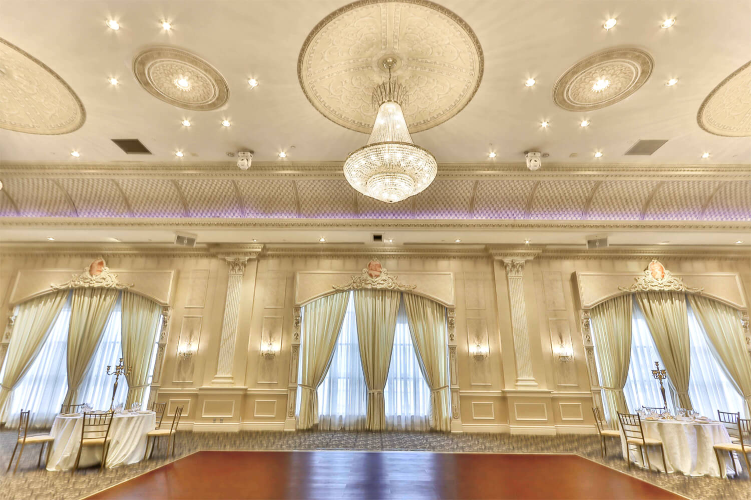 The Versailles Venue's dance floor